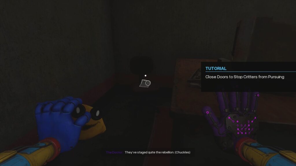 Cole Journal: Entry #1 is on a chair in the office next to the Warden's Office.