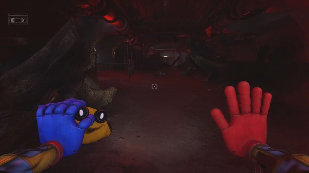 Pull the boards off the fence to the left. 