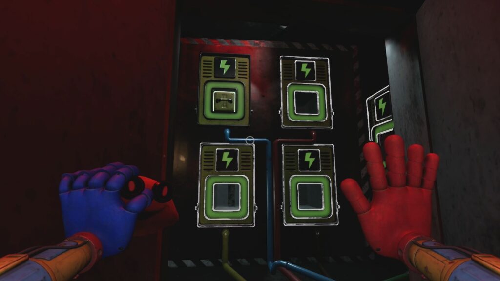 Move the Battery from the Yellow Socket to the Blue Socket. 