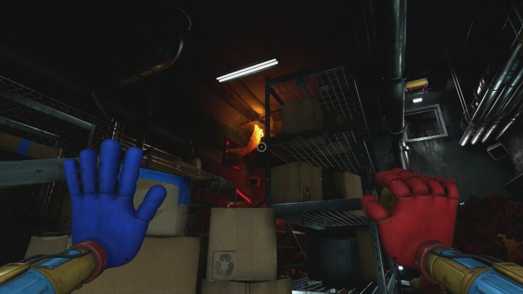 The mysterious arm will distract Yarnaby. 