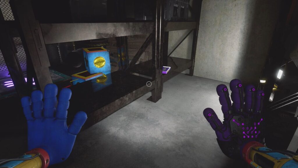 The Purple VHS Tape in the Fenced in area of Safe Haven. 