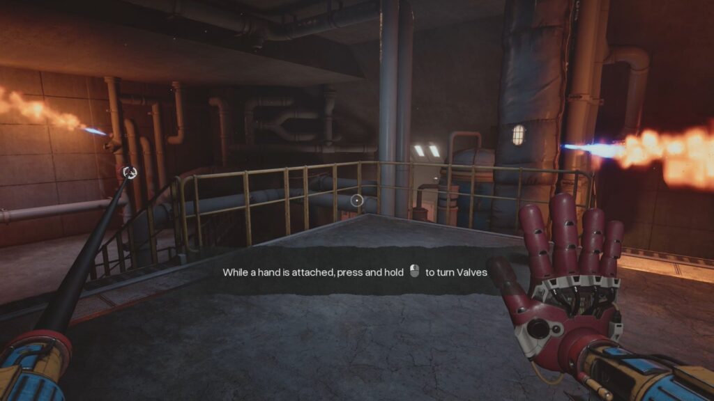 Shut off valve in the gas puzzle room. 