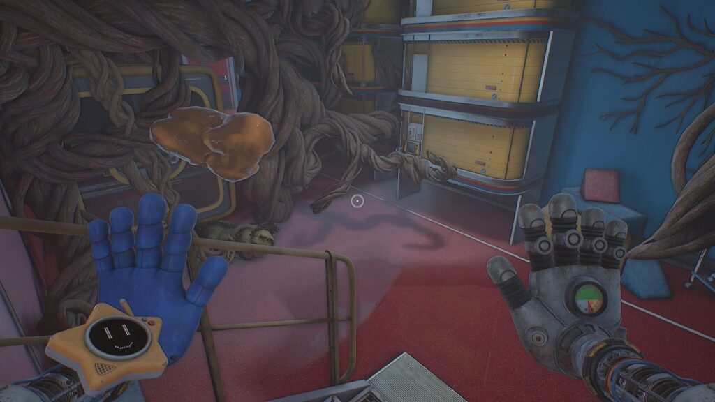 Yellow Sac on a tree in the Biodiversity Lab. 