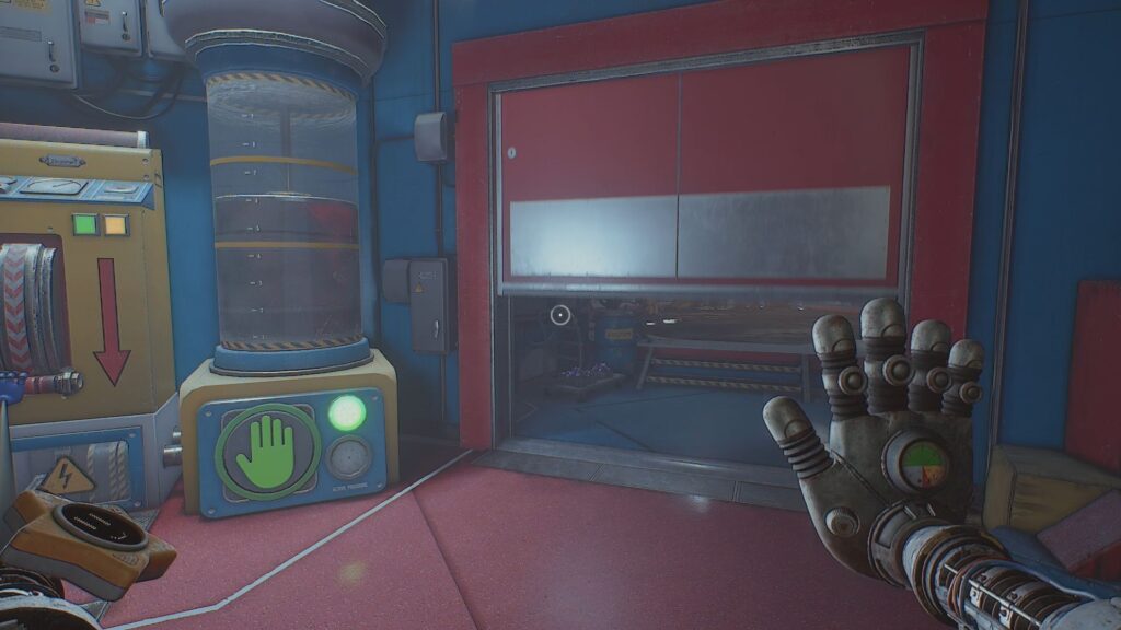 Pressure Tank Door in the Biodiversity Lab. 