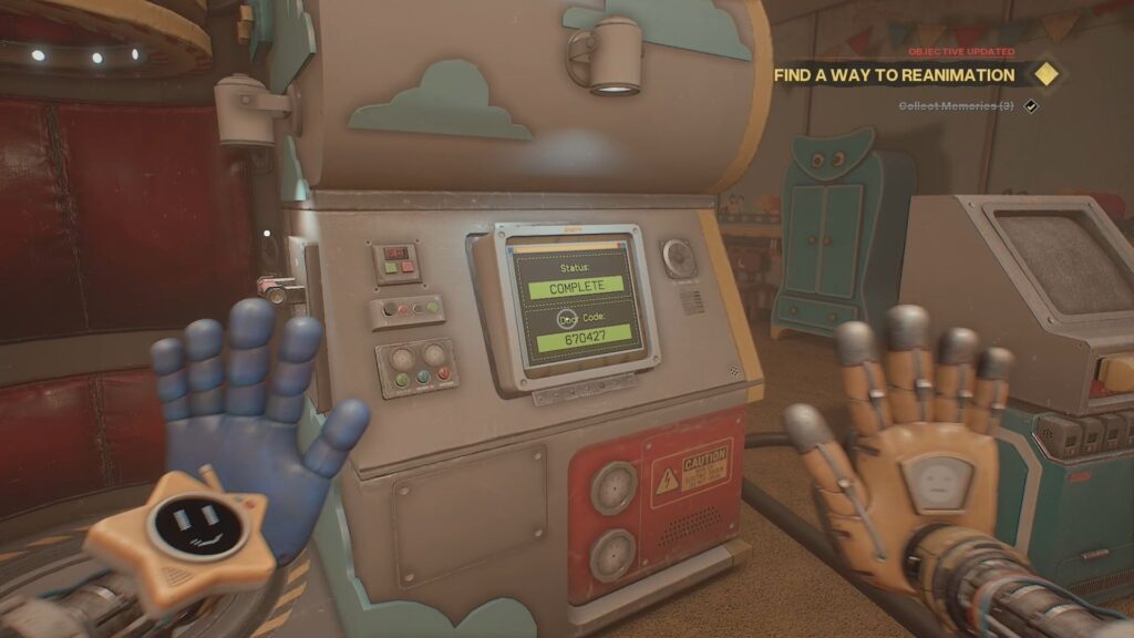 Memory Machine Door Code.