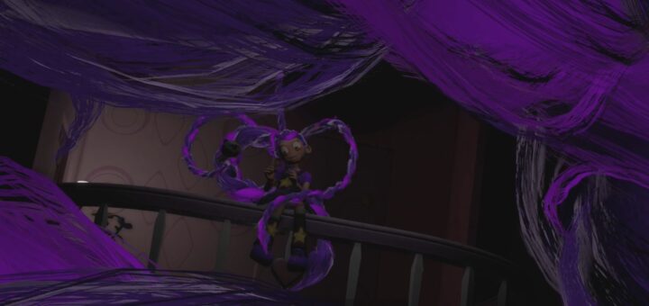 Lily Lovebraids sitting on the balcony.