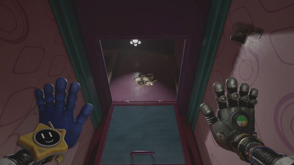 Door to the Attic in The Dollhouse. 