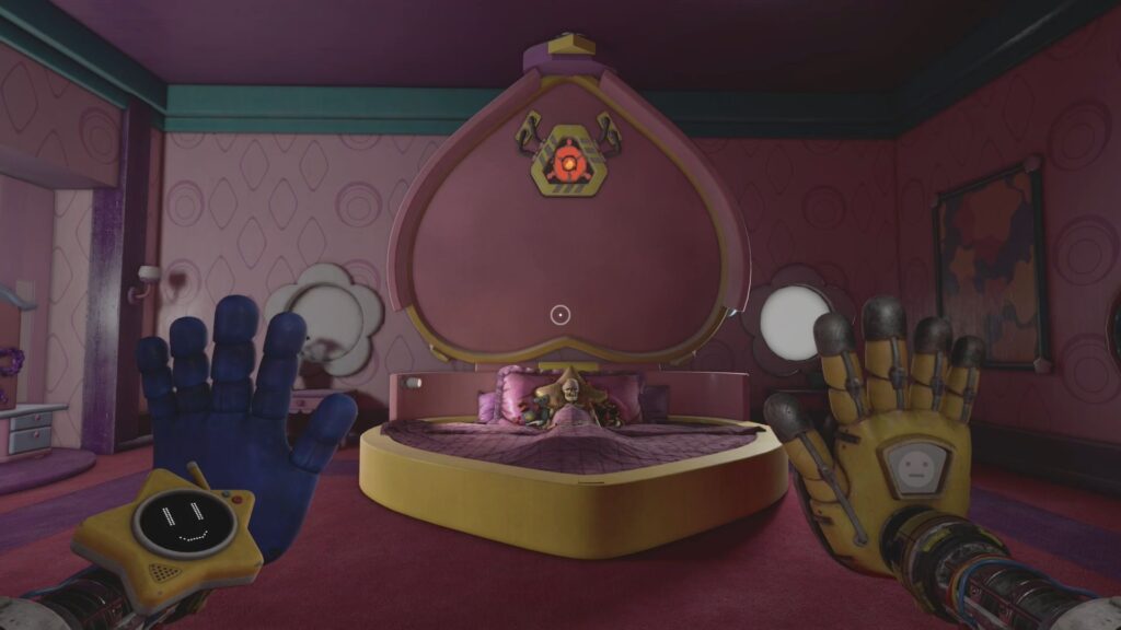 Lily's bed in Lily's Bedroom in The Dollhouse.