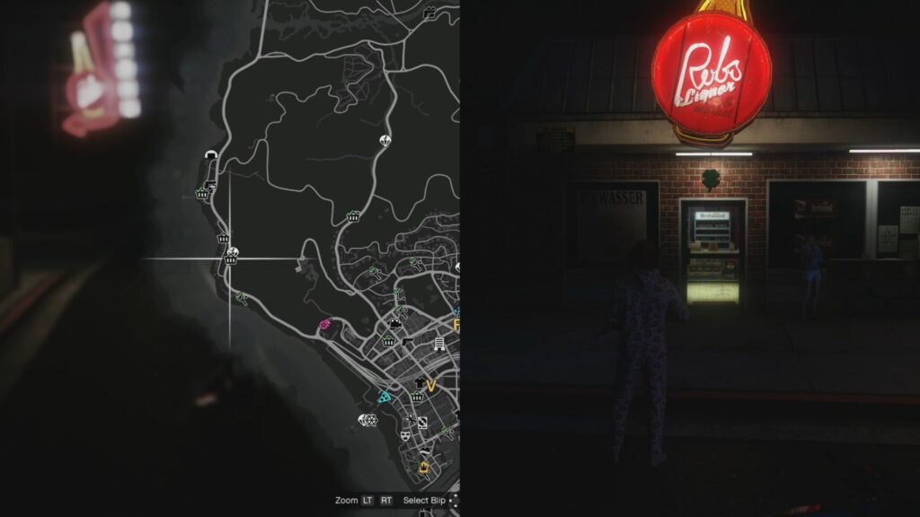 The Lucky Clover on the Rob's Liquor & Market.