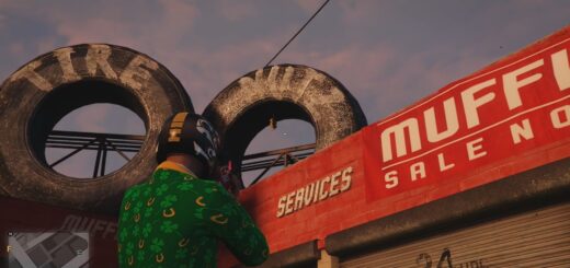 A Golden Clover spawn in GTA Online.