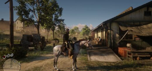John Marston on the Rose Grey Bay Arabian in Red Dead Redemption 2.