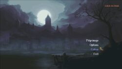 Castle in the Mist Main Menu background in Blasphemous 2.