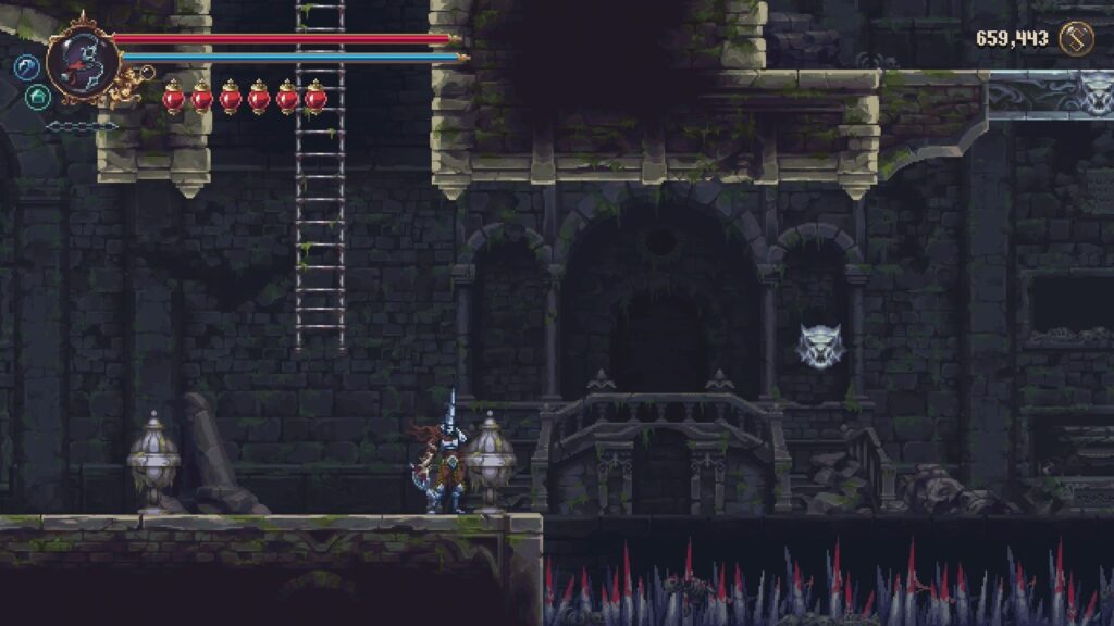 Gap you can cross using the Embrujo.