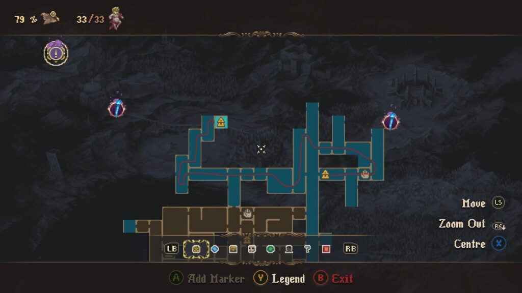 Path to the Broken Ring of the Sealed eyes.