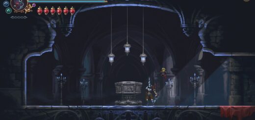 The Offering Table in the Usurped Halls in Blasphemous 2.