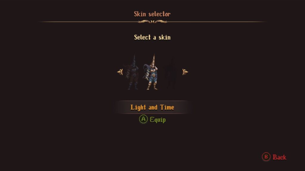 Light and Time equipped on the Penitent One in Blasphemous 2.