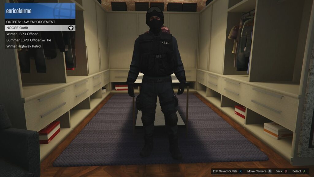 The NOOSE Outfit in GTA Online. 