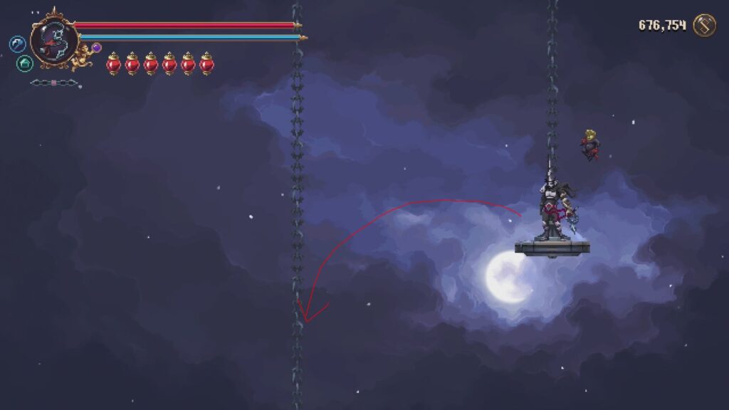 Jump to reach the Jaleo of the Injured Dawn Chant platform.  