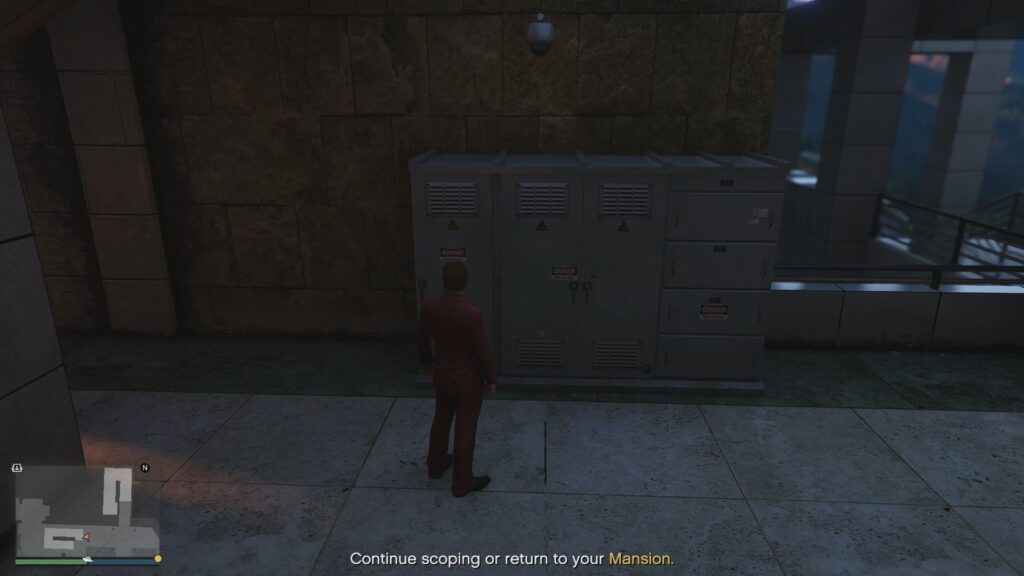 An Electric Box on the Bell building in The Kortz Heist.