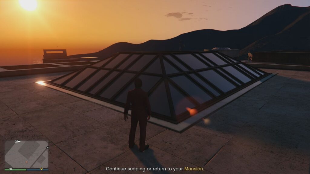 The Skylight Entry Point in The Kortz Center Heist.