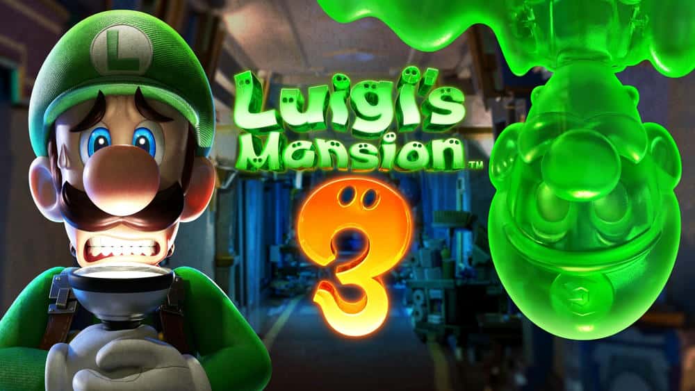 Luigi's Mansion 3 logo/artwork.