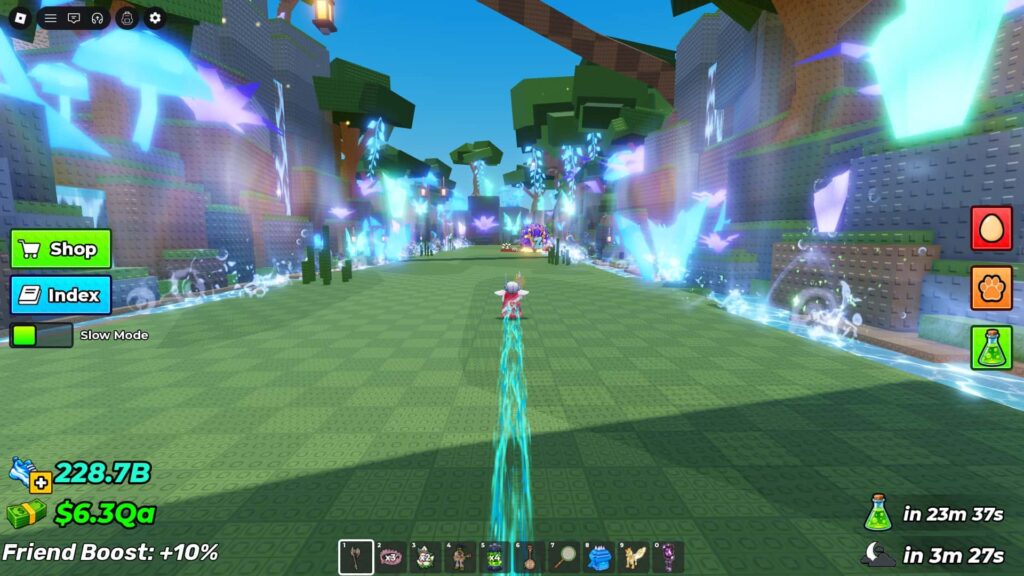 Enchanted Forest biome entrance in Steal an Egg.