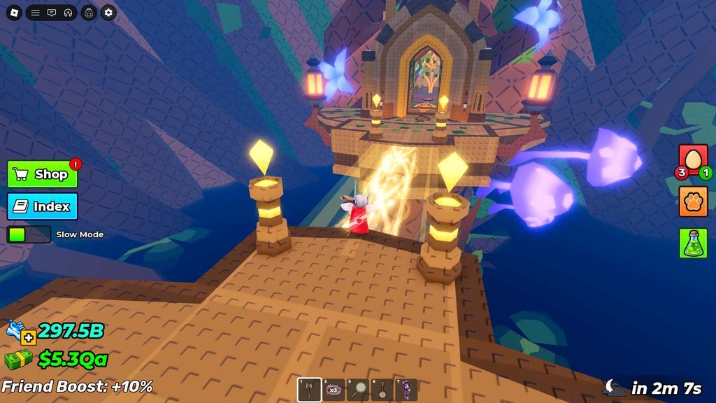 Enchanted Tree bridge to Fuse Altar room. 