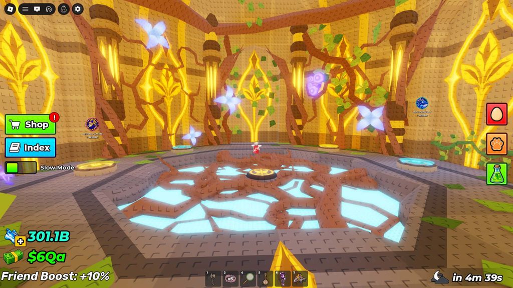 Inside the Fuse Altar room in Enchanted Tree. 