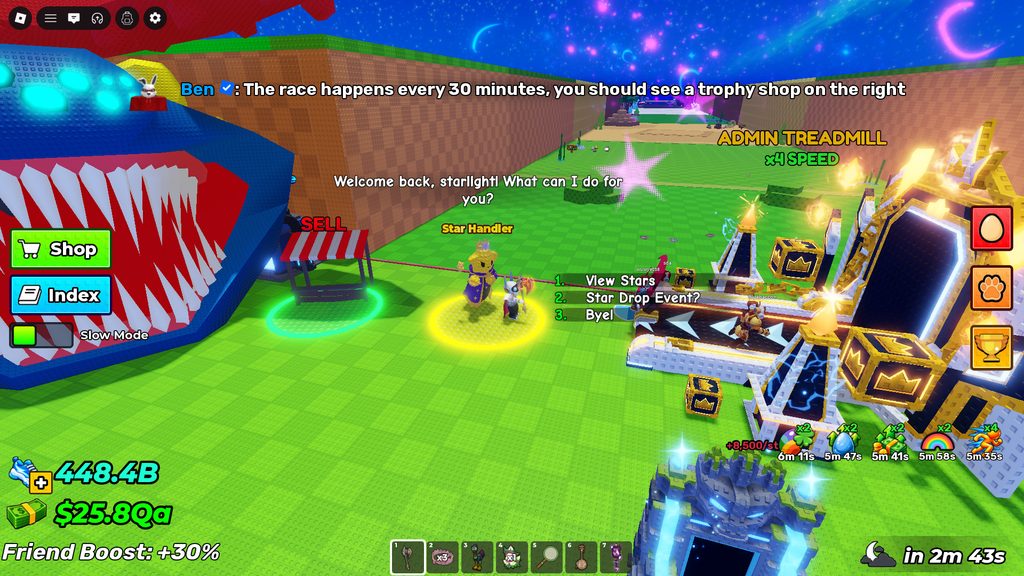 Star Handler NPC at Spawn. 