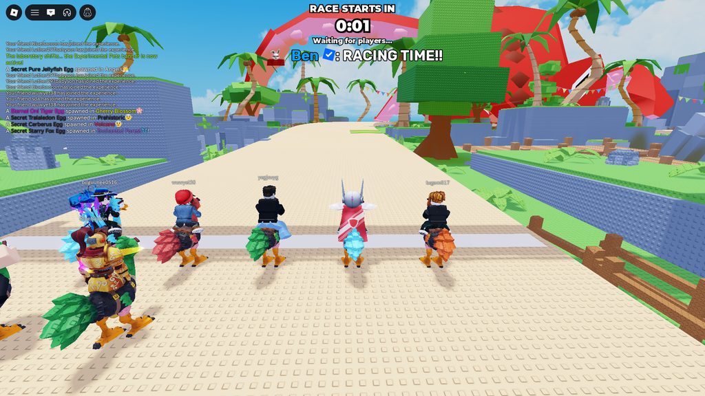 The Racing Event. 