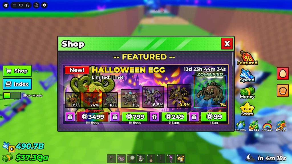 The Halloween Robux Egg.