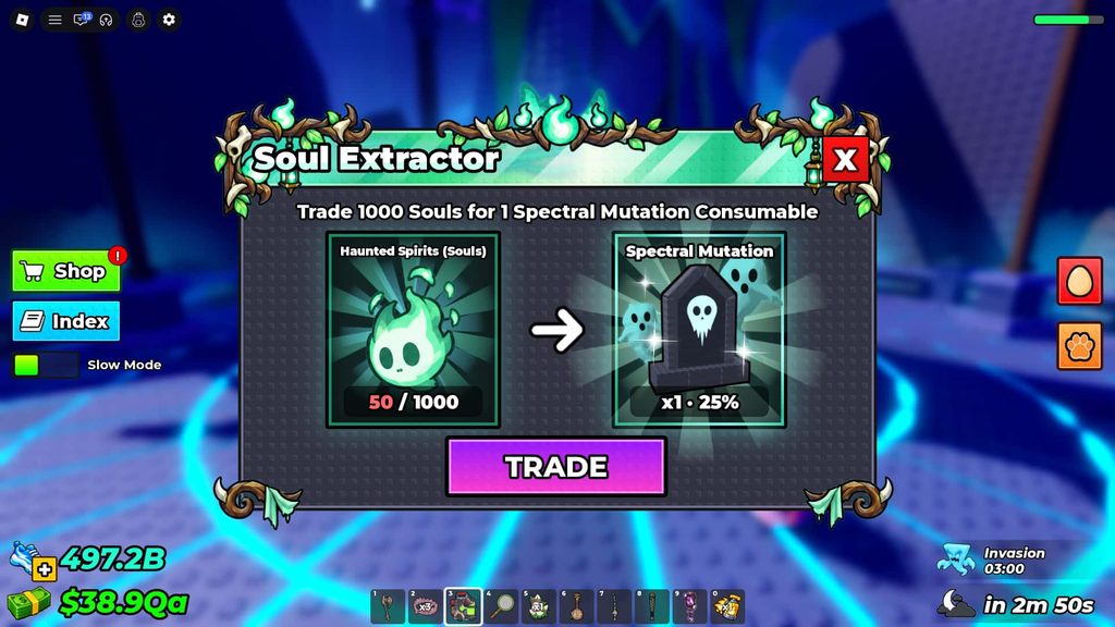Trading souls for the Spectral Mutation.