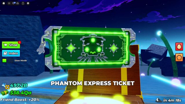 The Phantom Express Ticket item.