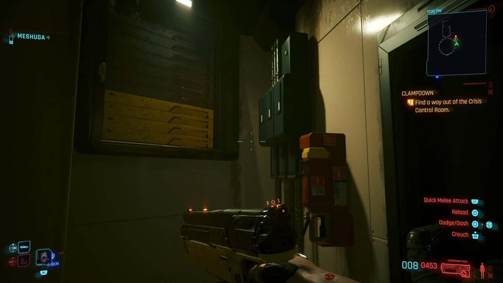 Ventilation Shaft used to exit the Crisis Control Room in Clampdown. 