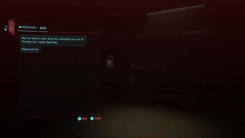 Cyberpunk 2077 Welcome to Paradise starting quest text.