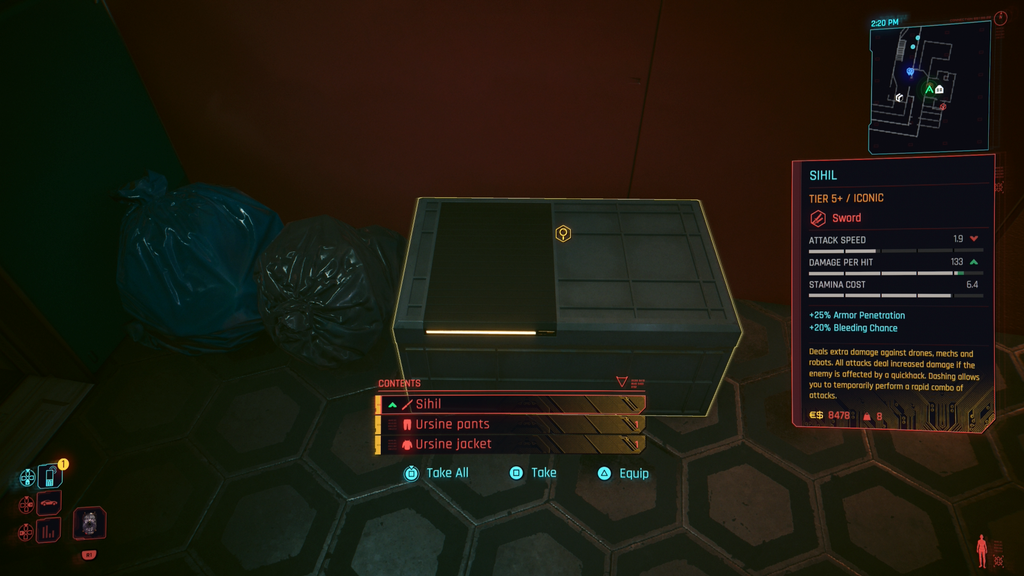 Crate in apartment with Witcher 3 items in it.